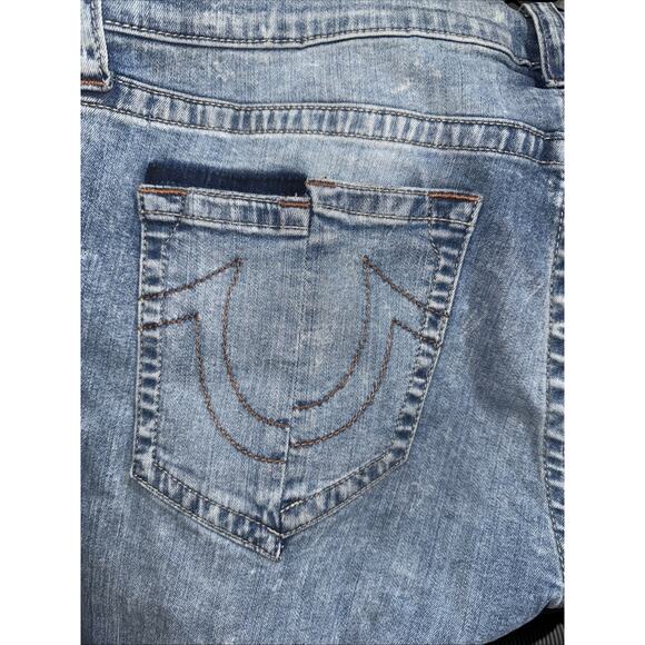 Y2K True Religion Rocco Relaxed Skinny Jeans Size 38x32 - Picture 6 of 8